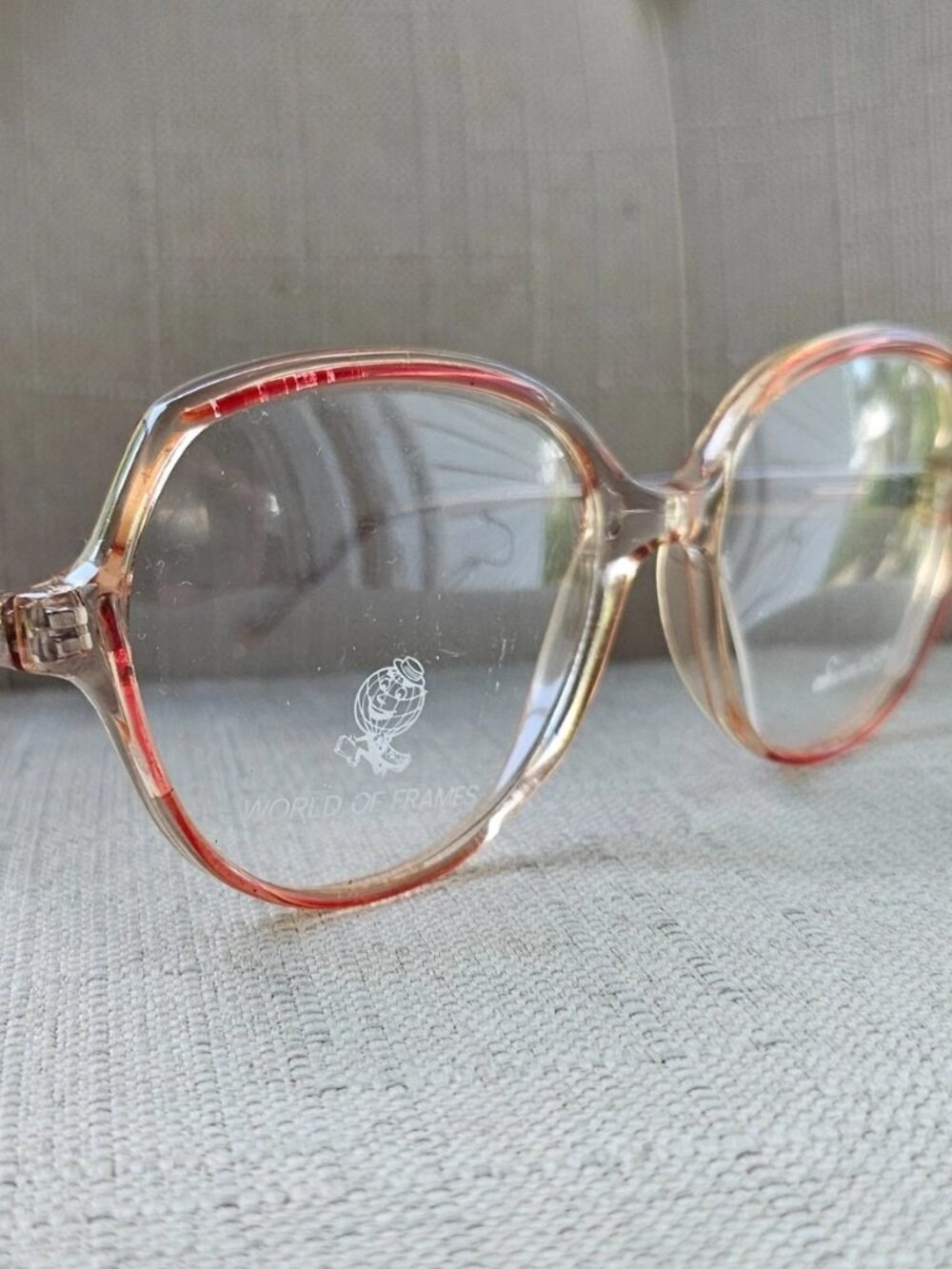 Vintage Swan USA Women Eyeglasses Frame Eyewear Virginia Brown/Clear Glasses